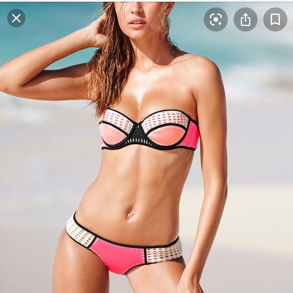 Victoria’s Secret flirt bandeau crochet bikini top 34b - Picture 11 of 14